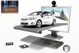 Toyota Auris Hybrid Augmented Reality