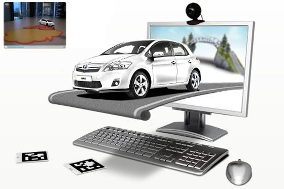 Toyota Auris Hybrid Augmented Reality