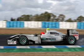 Formel 1: Schumi-Test in England