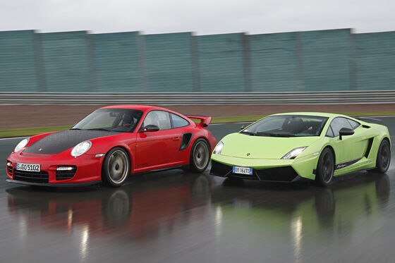 Porsche 911 GT2 RS Lamborghini Gallardo LP 570-4 SL