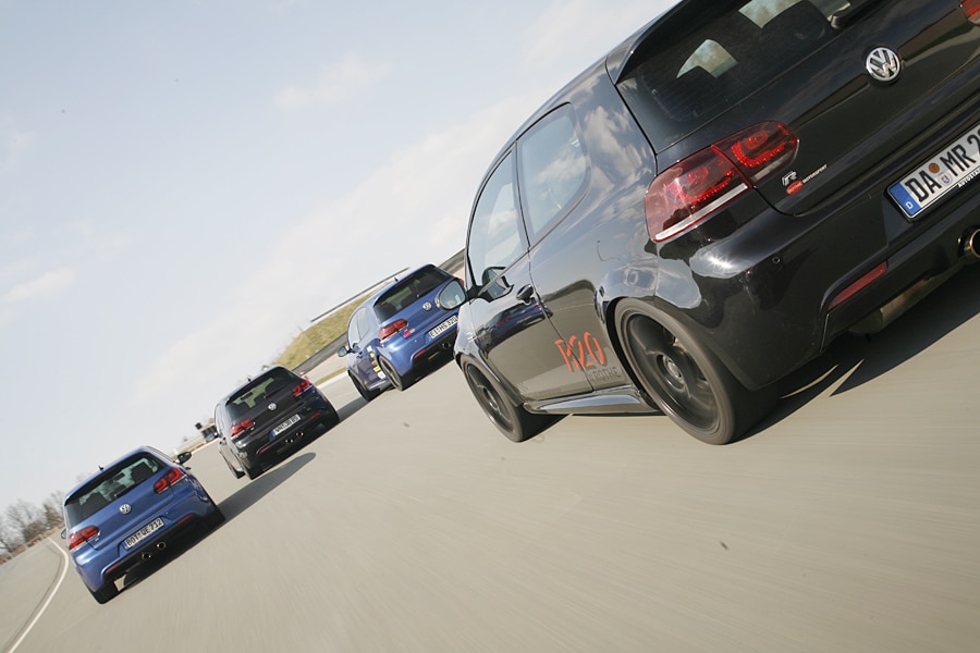 Vergleich Rothe Golf R 20, MTB Golf R, BTS Golf RS 20 Edition, Hohenester Golf R