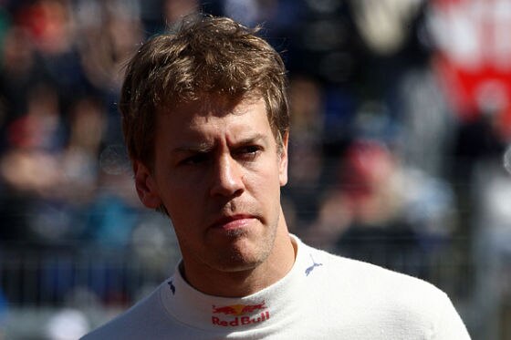 Red-Bull-Mann Sebastian Vettel zerknirscht