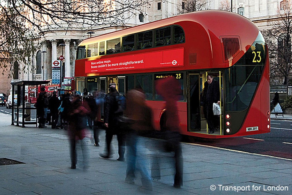 Neuer London-Bus im Retrodesign