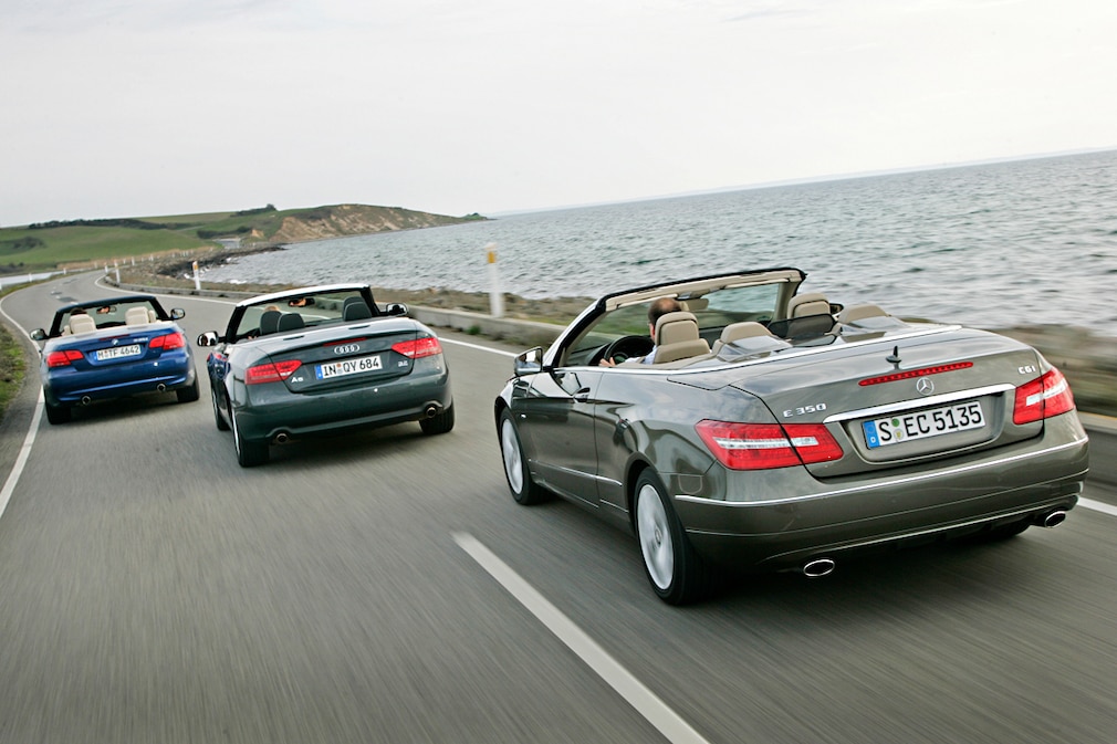 Audi A5 Cabrio BMW 3er Cabrio Mercedes E-Klasse Cabrio
