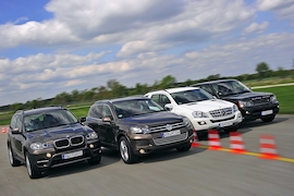 BMW X5 xDrive30d VW Touareg V6 TDI BlueMotion Mercedes ML 350 BlueTec Range Rover Sport 3.0 TDV6 SE