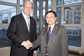 Dieter Zetsche und Wang Chuanfu