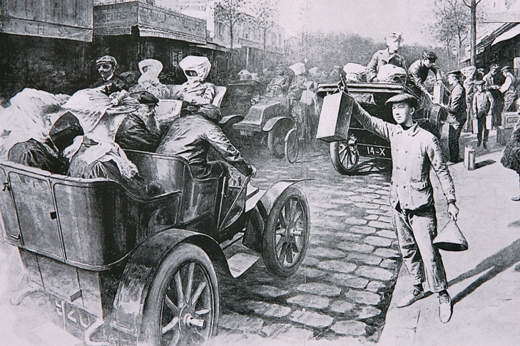 Ambulante Benzinhändler, Paris (1904)