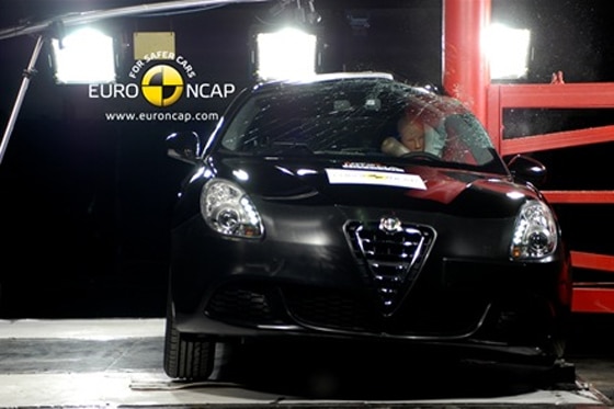 Alfa Romeo Giulietta im EuroNCAP-Crashtest