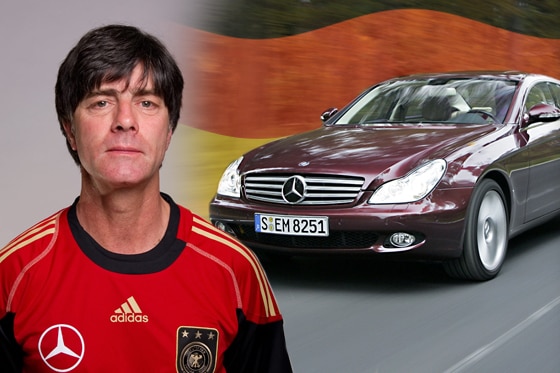 WM 2010: Fußballer als Autos