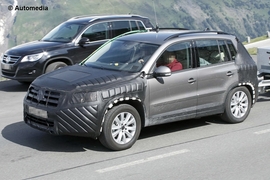 VW Tiguan Facelift Erlkönig
