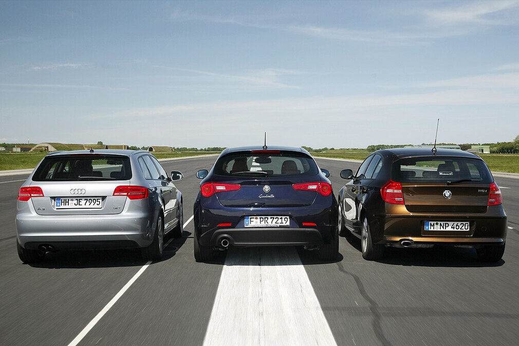 Audi A3 Sportback 1.4 TFSI Alfa Romeo Giulietta 1.4 TB 16V 1er BMW 116i Audi A3 Sportback 1.4 TFSI Alfa Romeo Giulietta 1.4 TB 16V 1er BMW 116i