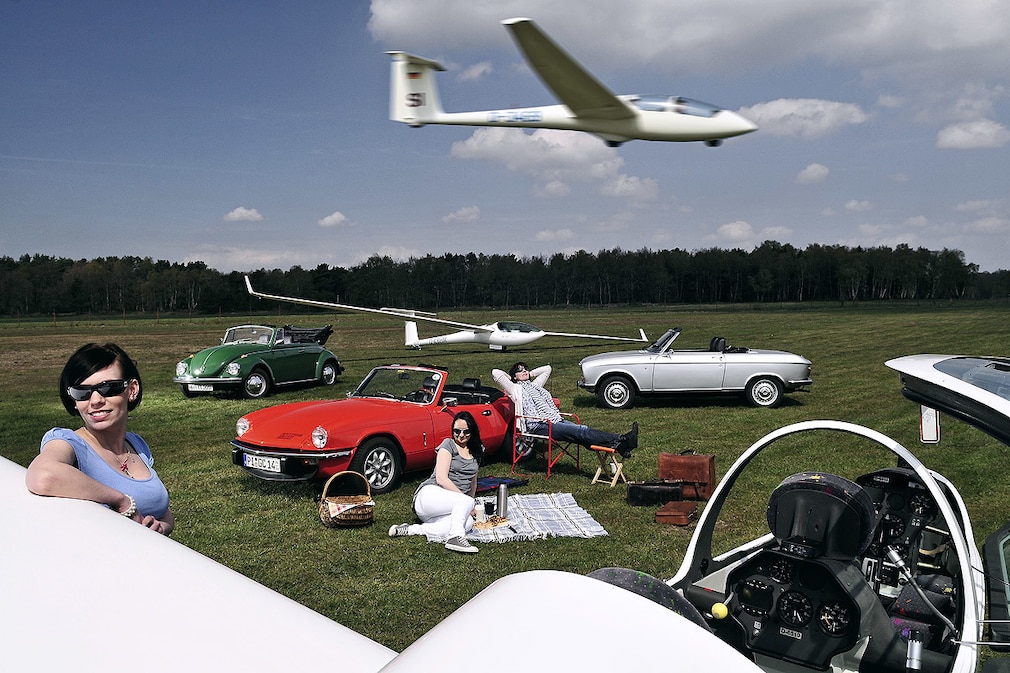 VW 1302 LS Cabrio Peugeot 304 S Cabrio Triumph Spitfire 1500