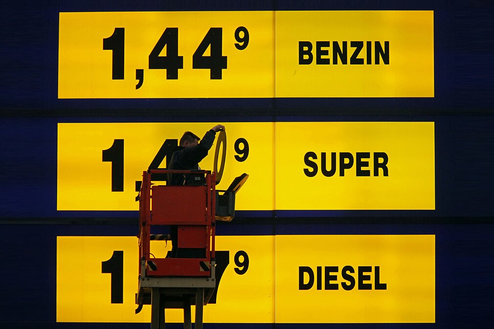 Erhöhung der Spritpreise