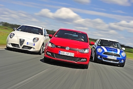 Alfa Romeo MiTo QV Mini Cooper S VW Polo GTI