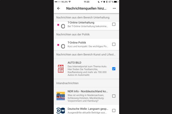 AUTO BILD bei Google Home