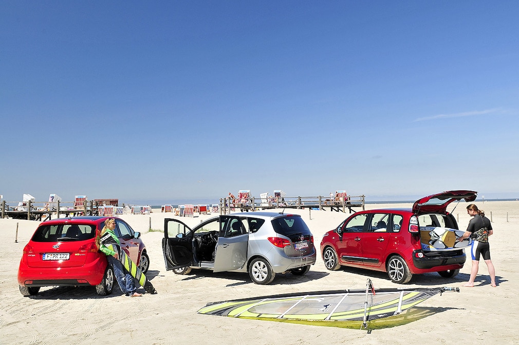 Kia Venga Opel Meriva Citroën C3 Picasso