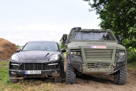 Porsche Cayenne Turbo KMW/Rheinmetall AMPV