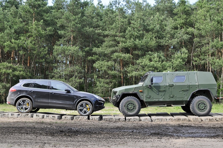 Porsche Cayenne Turbo KMW/Rheinmetall AMPV