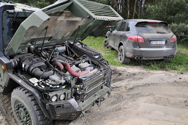 Porsche Cayenne Turbo KMW/Rheinmetall AMPV