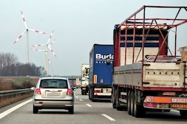 Lkw auf der Autobahn