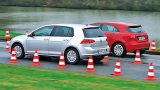 VW Golf/Mercedes A-Klasse: Die Kilometerfresser
