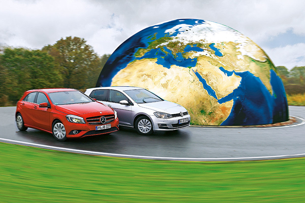 VW Golf/Mercedes A-Klasse: Die Kilometerfresser