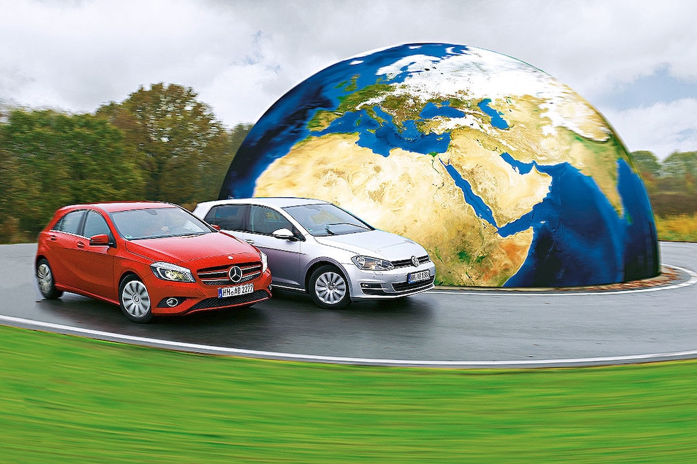 VW Golf/Mercedes A-Klasse: Die Kilometerfresser