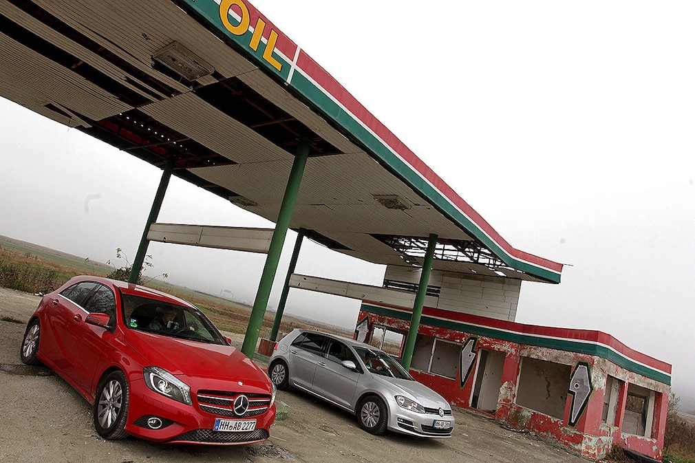 VW Golf/Mercedes A-Klasse: Die Kilometerfresser