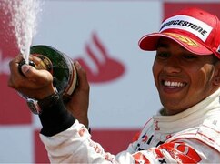 Lewis Hamilton freute sich über den zweiten Rang so sehr wie selten zuvor