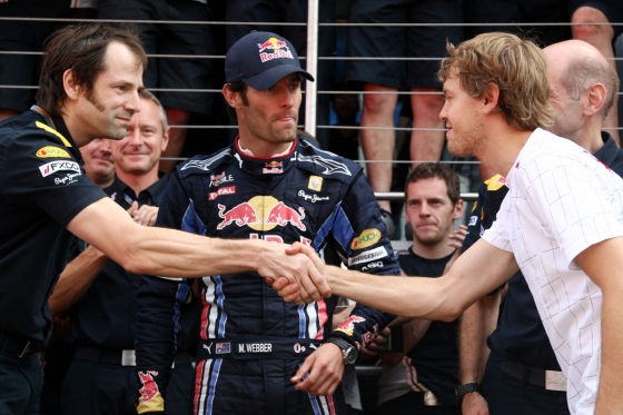 Red Bull Racing Mark Webber und Sebastian Vettel