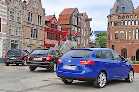 Peugeot 207 SW Seat Ibiza ST Skoda Fabia Combi