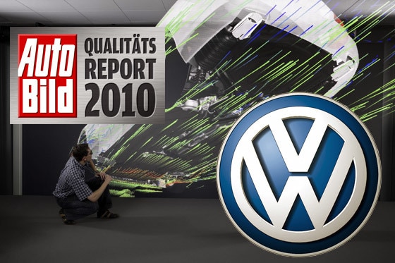 AUTO BILD-Qualitätsreport 2010: VW