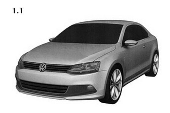 VW Golf Coupé (2011): Erste Zeichnungen