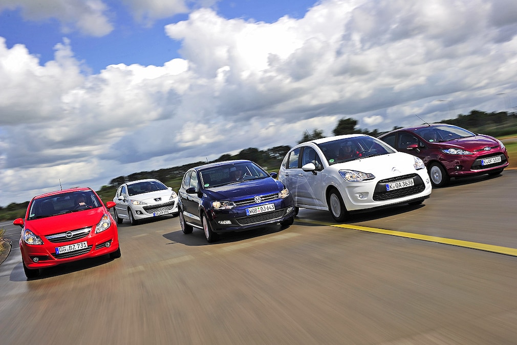 Opel Corsa 1.3 CDTI ecoFLEX Peugeot 207 99g HDi FAP 90 VW Polo 1.6 TDI BMT Citroën C3 HDi 90 FAP 99g Ford Fiesta 1.6 TDCi Econetic