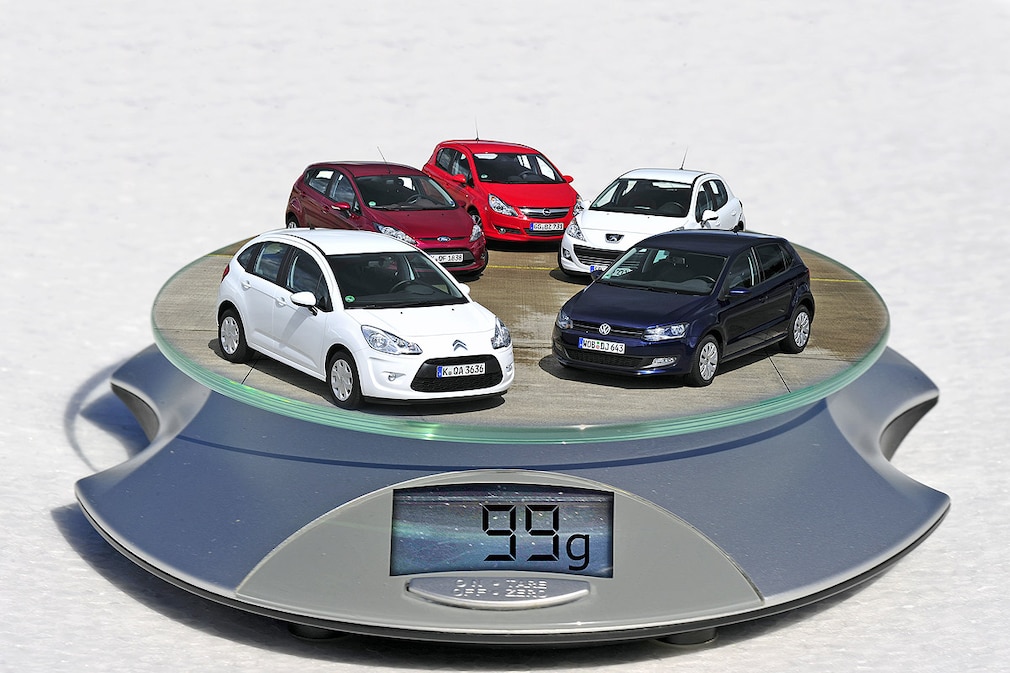 Citroën C3 HDi 90 FAP 99g Ford Fiesta 1.6 TDCi Econetic Opel Corsa 1.3 CDTI ecoFLEX Peugeot 207 99g HDi FAP 90 VW Polo 1.6 TDI BMT