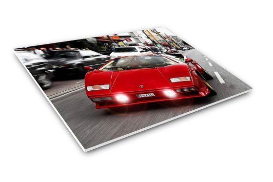Die Forex-Fotoplatte von Poster XXL wird brillant bedruckt und eignet sich sogar für draußen.