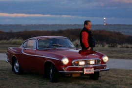 Irv Gordon mit seinem Volvo P1800