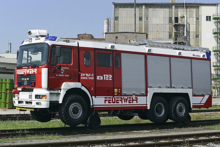 Zweiwege-Rüstlöschfahrzeug-Tunnel RLF-T2000/200 Zweiwege-Rüstlöschfahrzeug-Tunnel RLF-T2000/200
