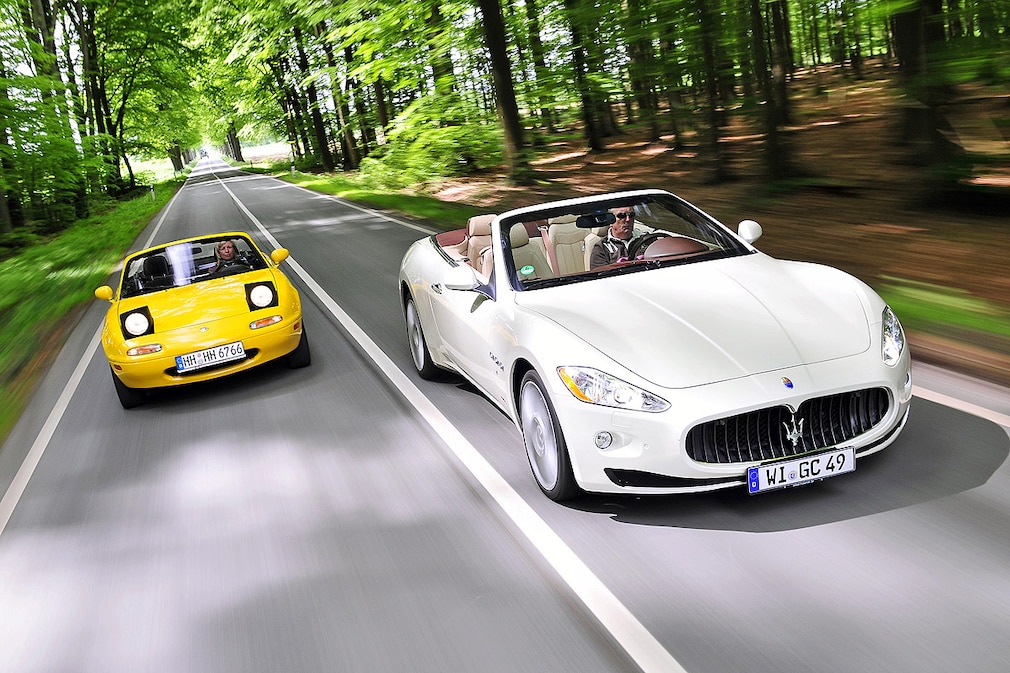 Mazda MX-5 Maserati GranCabrio