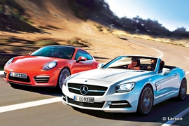 Porsche 911 Mercedes SL