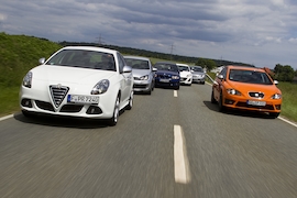 Alfa Romeo Giulietta/VW Golf GTD/BMW 120d/Mazda 3/Opel Astra
