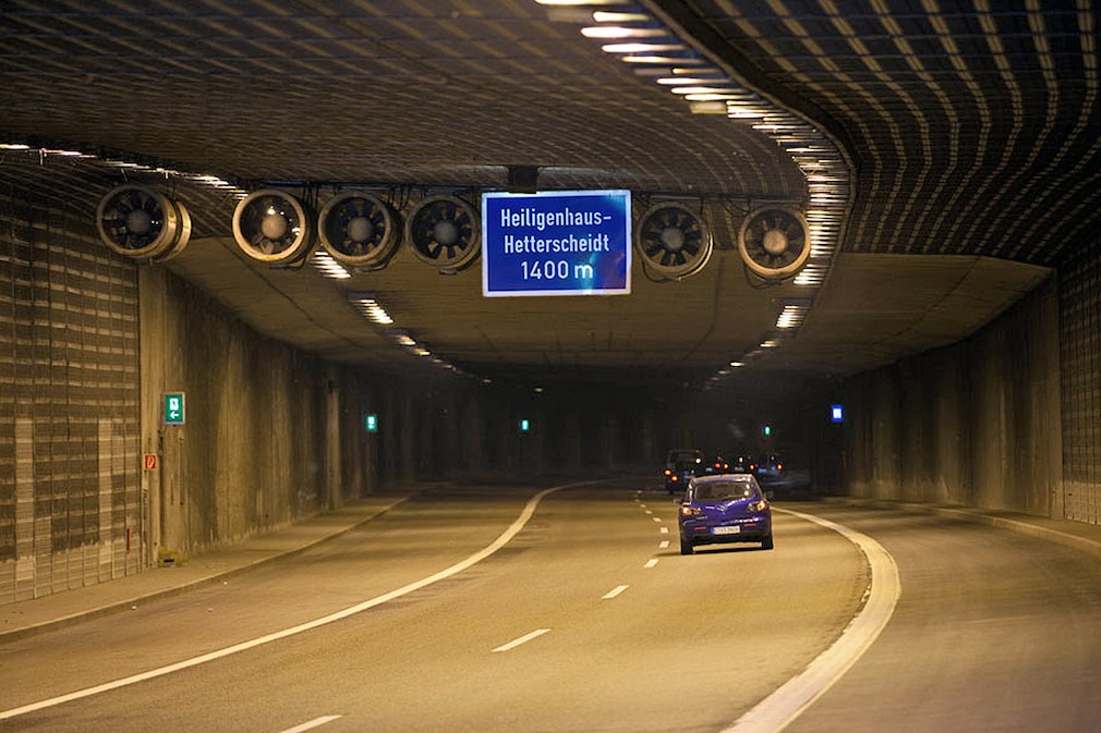 Tunnel Birth auf der A 44 bei Velbert 2010