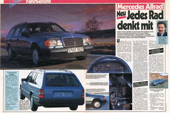 Test Titel Mercedes-Benz 300 TE 4Matic S124 W124