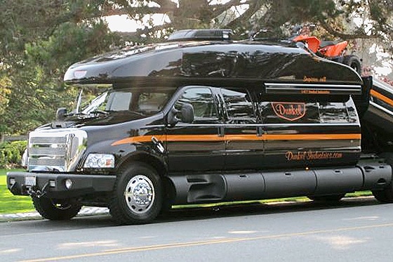 Dunkel Wohnmobil Pick-up