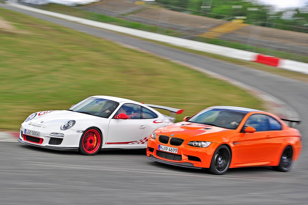 BMW M3 GTS, Porsche 911 GT3 RS