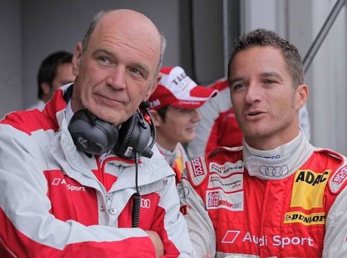 Wolfgang Ullrich und Timo Scheider: Platz vier war das beste Audi-Ergebnis