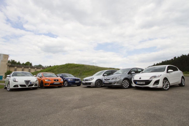 Alfa Romeo Giulietta/VW Golf GTD/BMW 120d/Madzda 3/Opel Astra