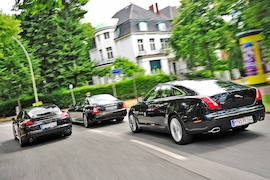 Porsche Panamera Maserati Quattroporte Jaguar XJ