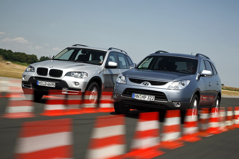 BMW X5 xDrive 30d Hyundai ix55 3.0 V6 CRDi
