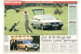 Audi 100 Avant quattro Mercedes 300 TE